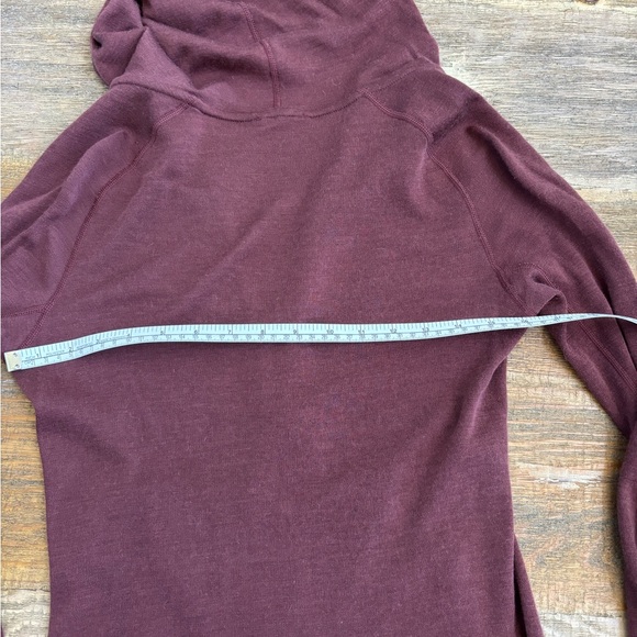 Woolly Womens zip up  Burgundy Hoodie size Small - Picture 5 of 9